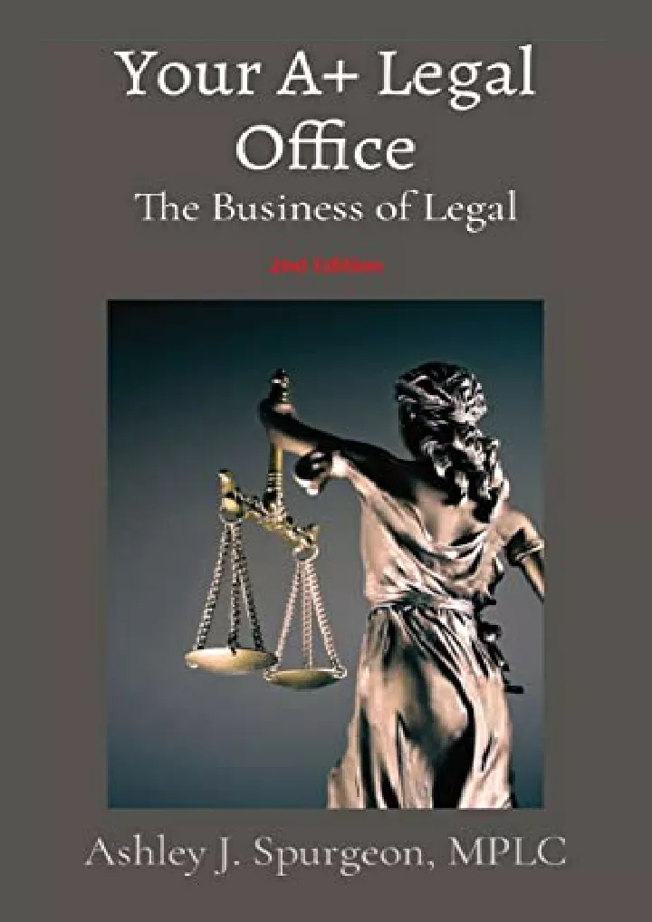 your a legal office the business of legal
