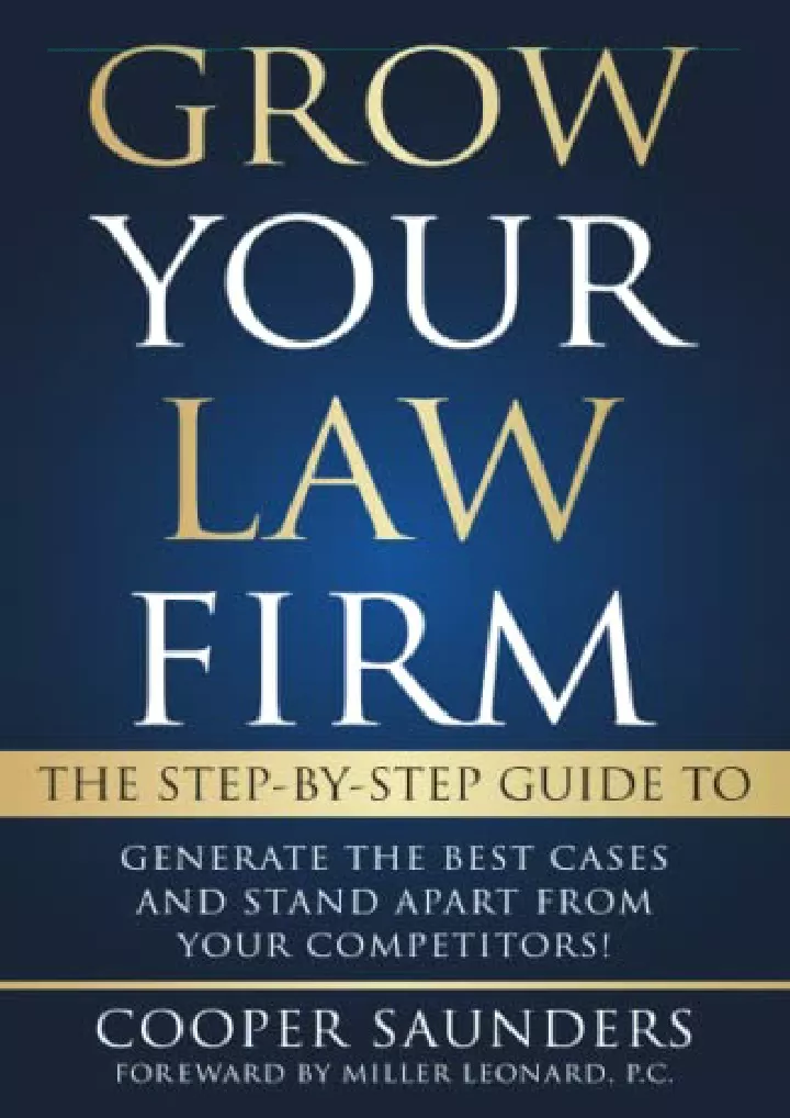 grow your law firm the step by step guide