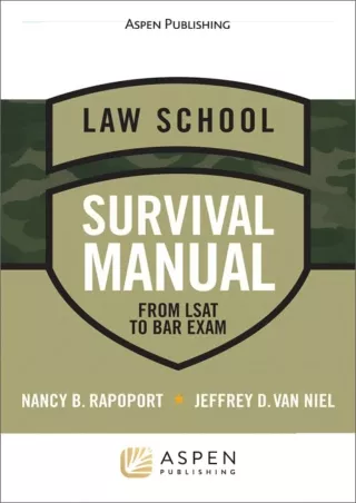 [PDF] DOWNLOAD EBOOK Law School Survival Manual (Academic Success) bestsell