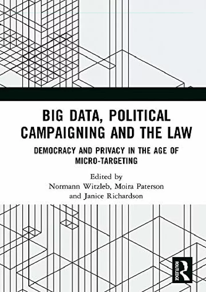 big data political campaigning