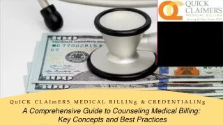 A Comprehensive Guide to Counseling Medical Billing Key Concepts and Best Practices