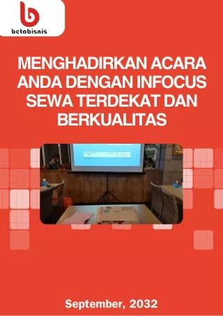 Menghadirkan Acara Anda dengan InFocus Sewa Terdekat dan Berkualitas