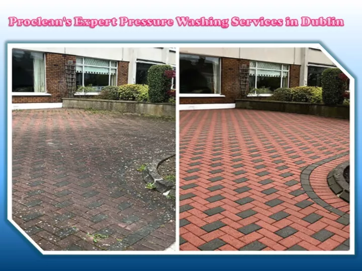 proclean s expert pressure washing services