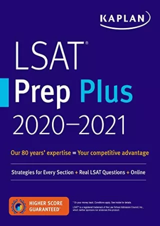 [PDF] LSAT Prep Plus 2020-2021: Strategies for Every Section   Real LSAT Questions