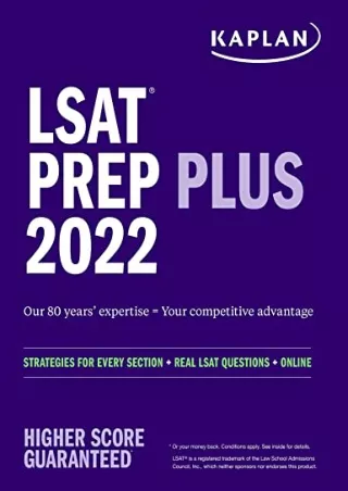 Epub LSAT Prep Plus 2022: Strategies for Every Section, Real LSAT Questions, and