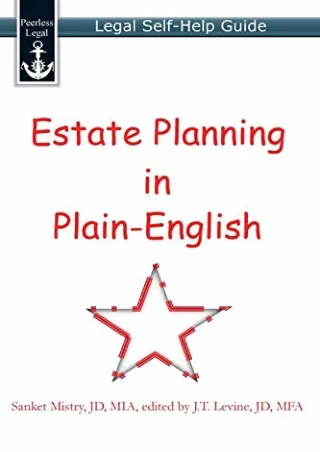 Full Pdf Estate Planning in Plain-English: Legal Self-Help Guide