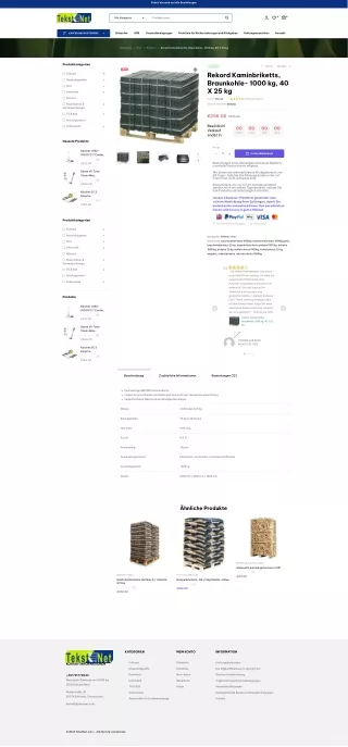 Ihr Onlineshop aus für Brennholz, kaminbriketts, Holzbriketts und Holzpellets