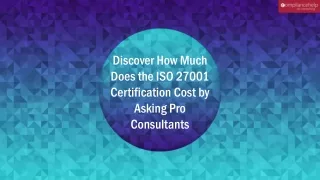 discover how much does the iso 27001