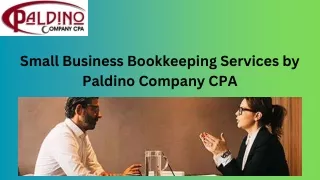 Paldino Company CPA Your Trusted Partner for Small Business Bookkeeping Services