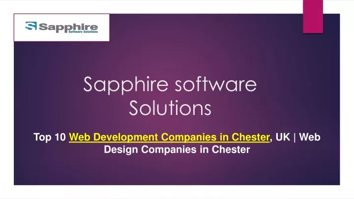 sapphire software solutions