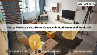 How to Maximise Your Home Space with Multi-Functional Furniture?