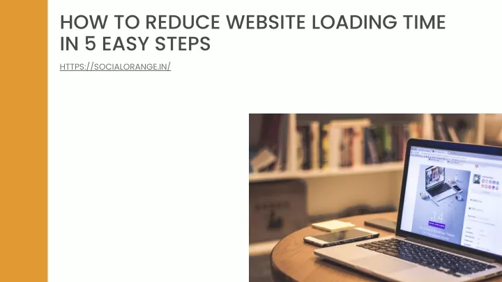 how to reduce website loading time in 5 easy
