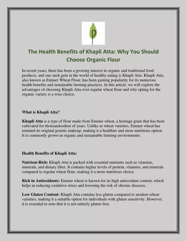 the health benefits of khapli atta why you should