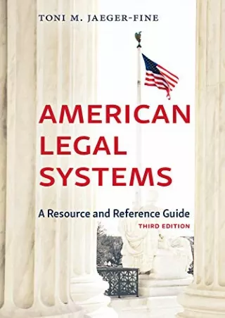 Epub American Legal Systems: A Resource and Reference Guide