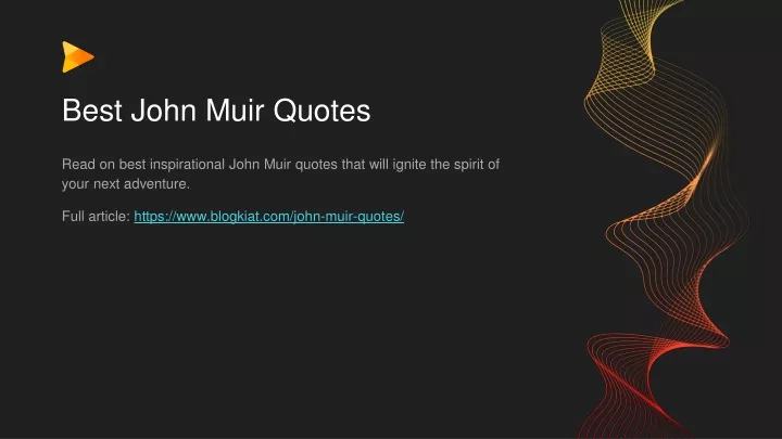 best john muir quotes