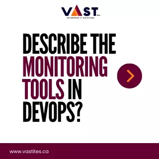 describe the monitoring tools in devops