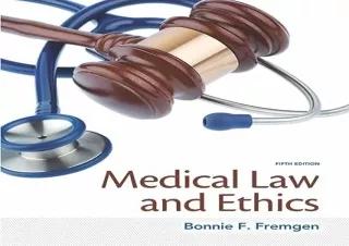 (PDF) Medical Law and Ethics (5th Edition) Full
