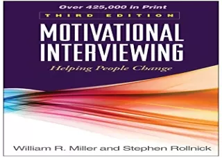 Download Motivational Interviewing: Helping People Change, 3rd Edition (Applicat