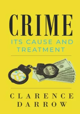 [Ebook] Crime: Its Cause and Treatment