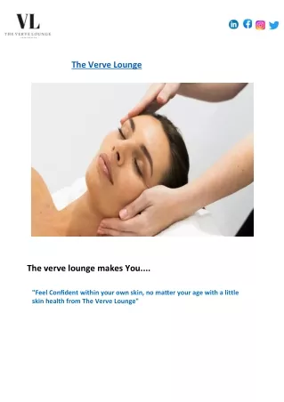 Best Skin and Body Lounge for Skin Treatment Near Me: The Verve Lounge