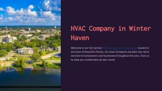 HVAC Company in Winter Haven