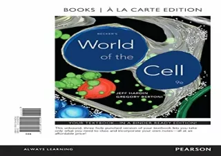 [PDF] Becker's World of the Cell Free