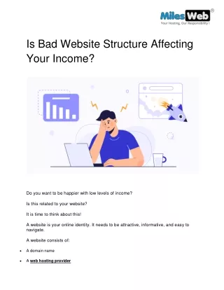 Is Bad Website Structure Affecting Your Income?
