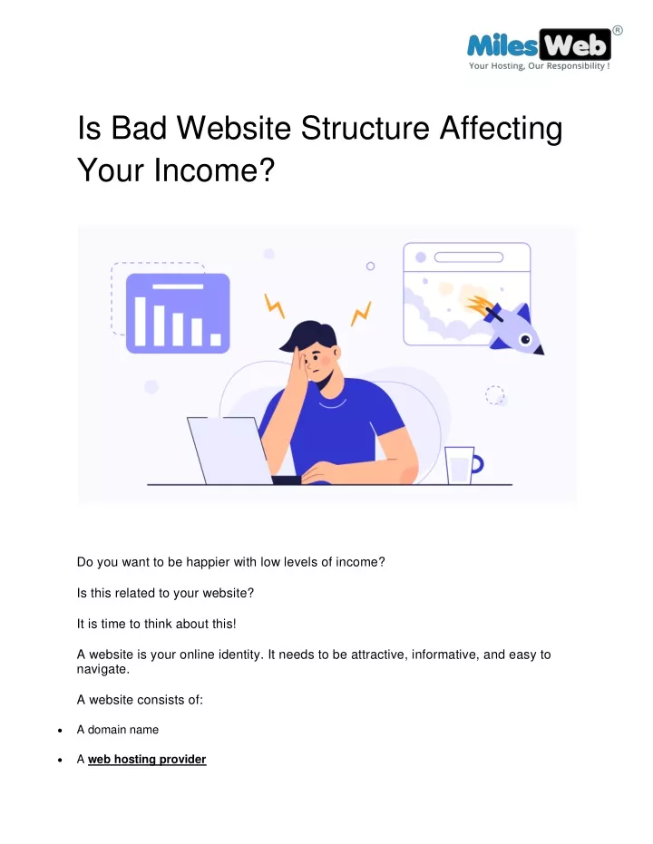 is bad website structure affecting your income