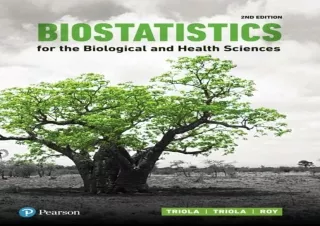 [PDF] Biostatistics for the Biological and Health Sciences Free