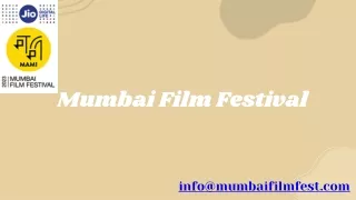 Mumbai Film Festival by Jio MAMI India biggest film festival