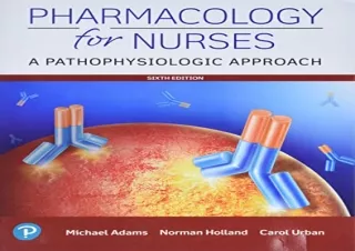 [PDF] Pharmacology for Nurses: A Pathophysiologic Approach Ipad