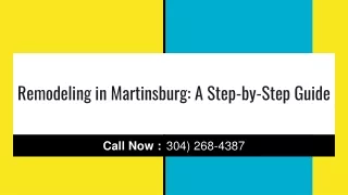 Triple Crown Construction Remodeling in Martinsburg_ A Step-by-Step Guide