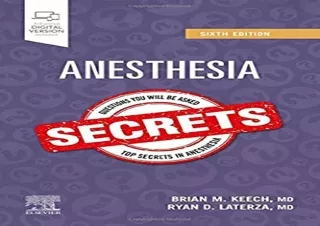 Download Anesthesia Secrets Full