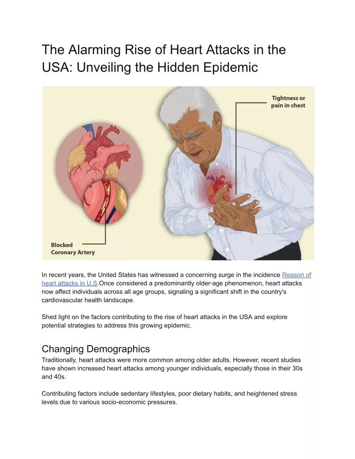 the alarming rise of heart attacks