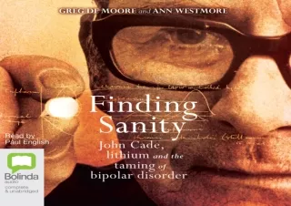 (PDF) Finding Sanity: John Cade, Lithium and the Taming of Bipolar Disorder Ipad