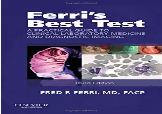 PDF Ferri's Best Test: A Practical Guide to Clinical Laboratory Medicine and Dia