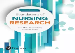 PDF Foundations of Nursing Research Full