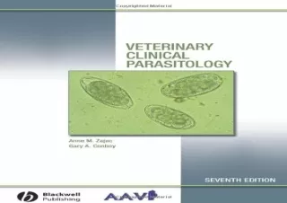 PDF Veterinary Clinical Parasitology, Seventh Edition Ipad