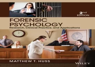 (PDF) Forensic Psychology, 2nd Edition: Research, Clinical Practice, and Applica