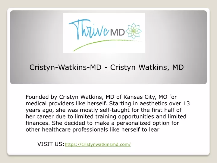 cristyn watkins md cristyn watkins md