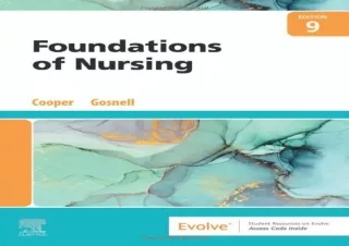 PDF Foundations of Nursing Full