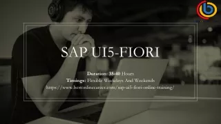 Sap UI5-FIORI Pdf |Sap UI5-FIORI Tutorial for Beginners