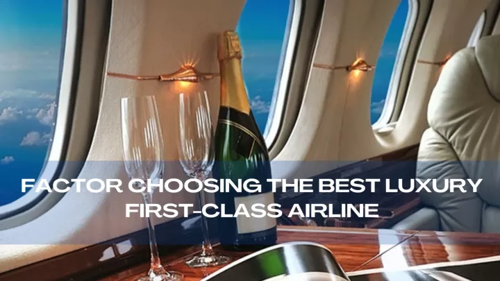 factor choosing the best luxury first class