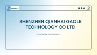 Shenzhen Qianhai Gaole Technology Co LTD