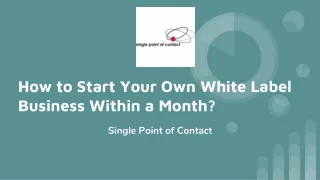 How to Start Your Own White Label Business Within a Month?