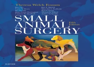 [PDF] Small Animal Surgery E-Book Full