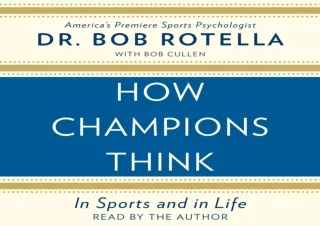 (PDF) How Champions Think: In Sports and in Life Ipad