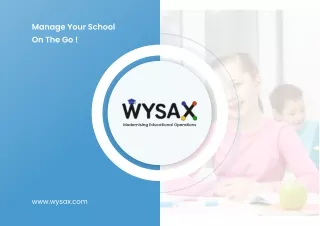 WYSAX School Management Software Brochure