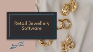 Retail Jewellery Software