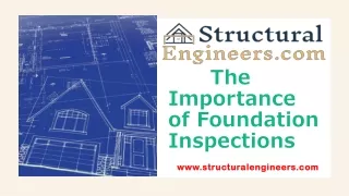 The Importance of Foundation Inspections